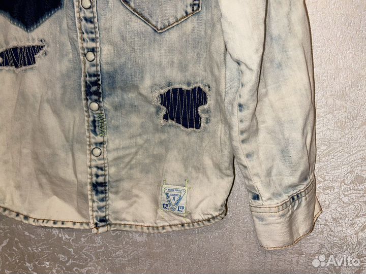 Рубашка джинсовая