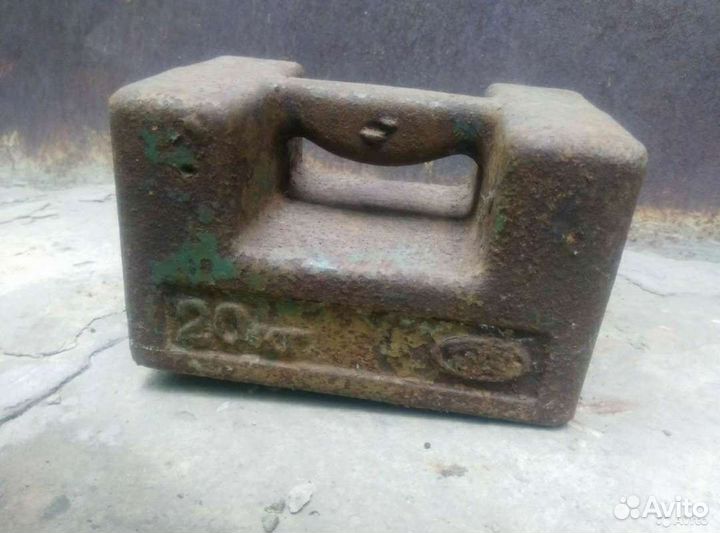 Гиря 20 кг СССР