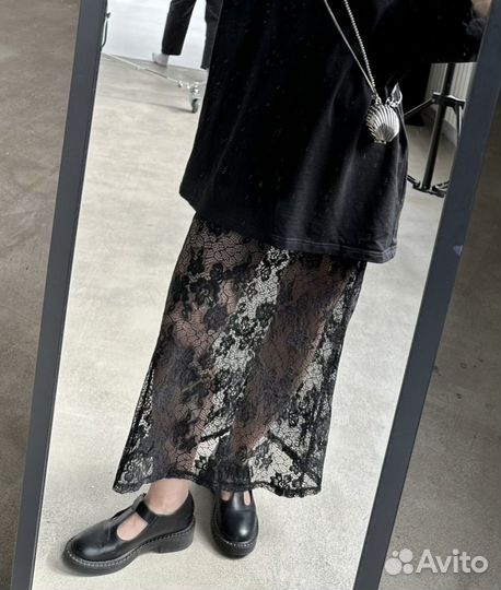 Юбка из кружева