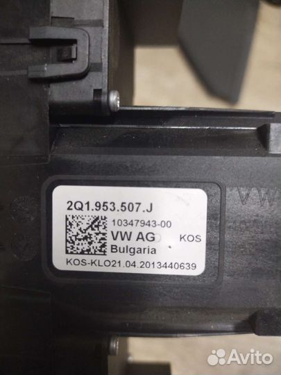 Подрулевой переключатель volkswagen polo