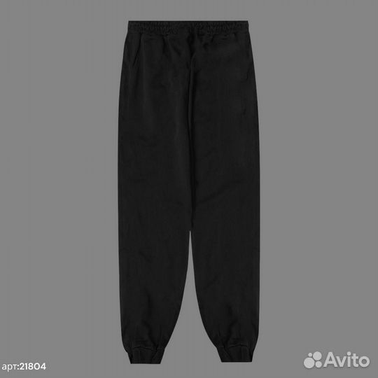 Спортивные штаны nike черные С резинкой на штанине 48(M)