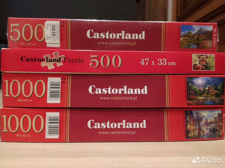 Пазлы Trefl, castorland