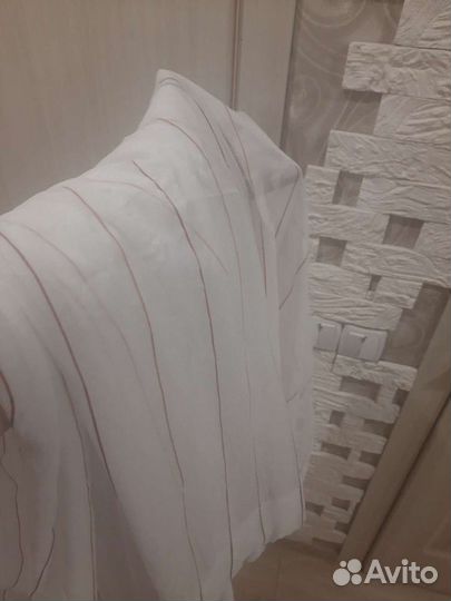 Большая занавеска тюль