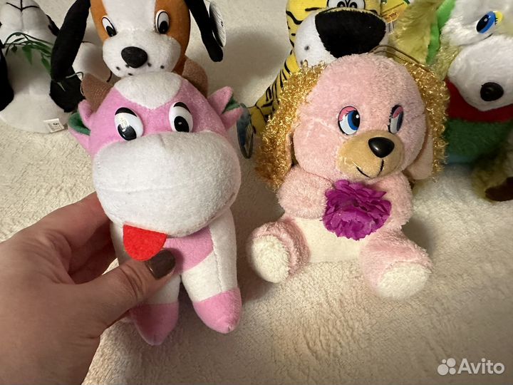 Мягкие игрушки пакетом новые