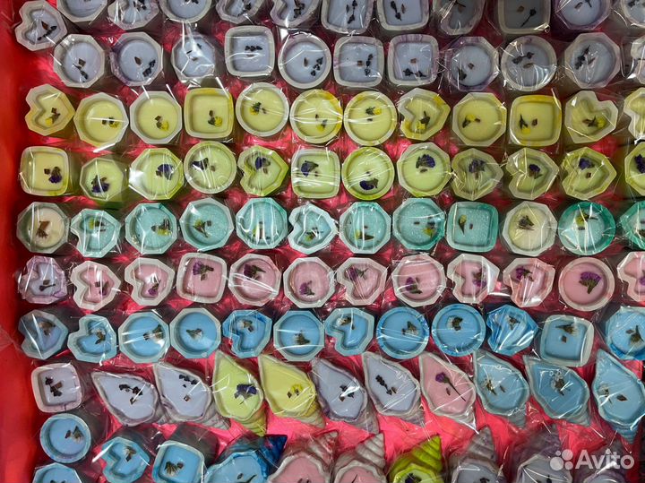 Свечи ароматические в гипсе оптом Ручная работа