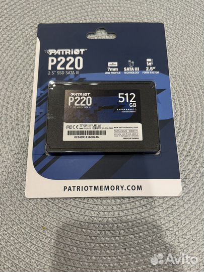 Ssd patriot 512gb