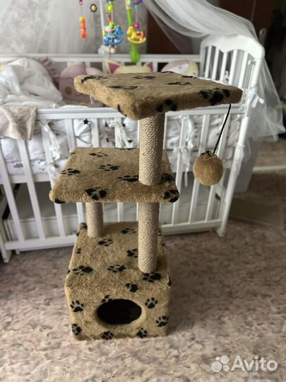 Когтеточка домик для кошки