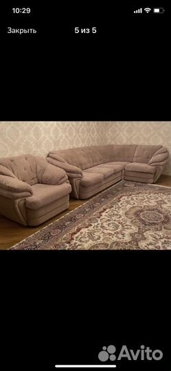 Угловой диван бу, Краснодар, накидки отдам