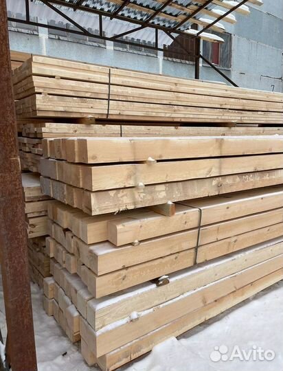 Доска обрезная 40х200х6000мм