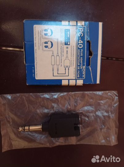 Штекер адаптер sony