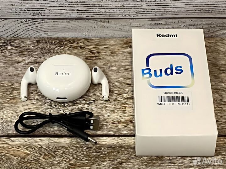 Наушники Redmi Buds новые беспроводные (white)