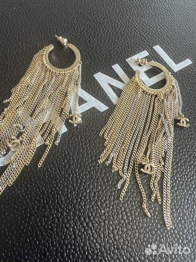 Серьги оригинал Chanel