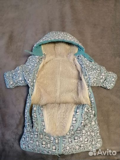 Комбинезон трансформер зимний/демисезонный 74