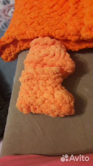 Плед детский вязаный ручная работа