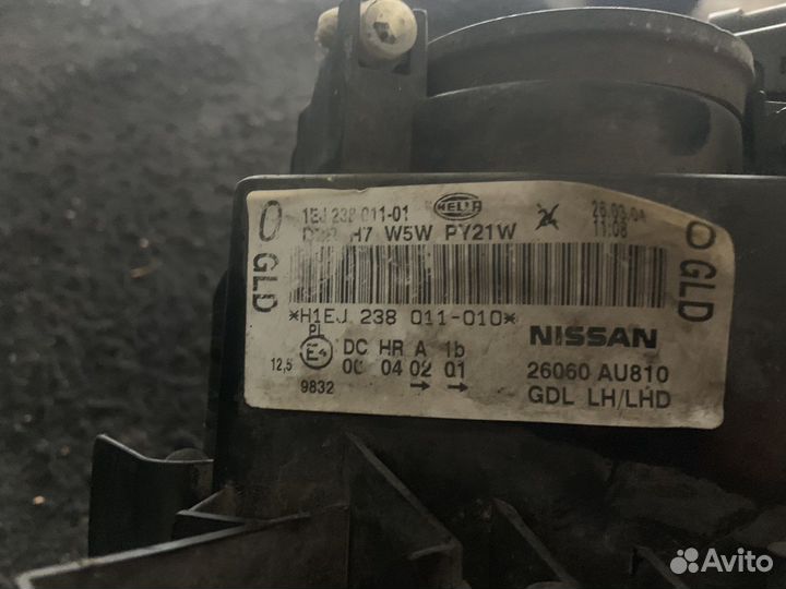 Фары ксенон Nissan Primera P12