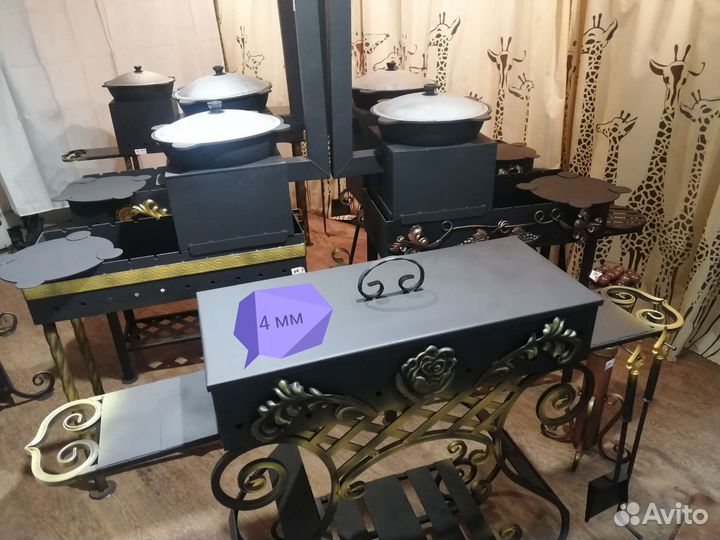 Качественные Мангалы - Грили-барбекю сталь 3-4-5мм