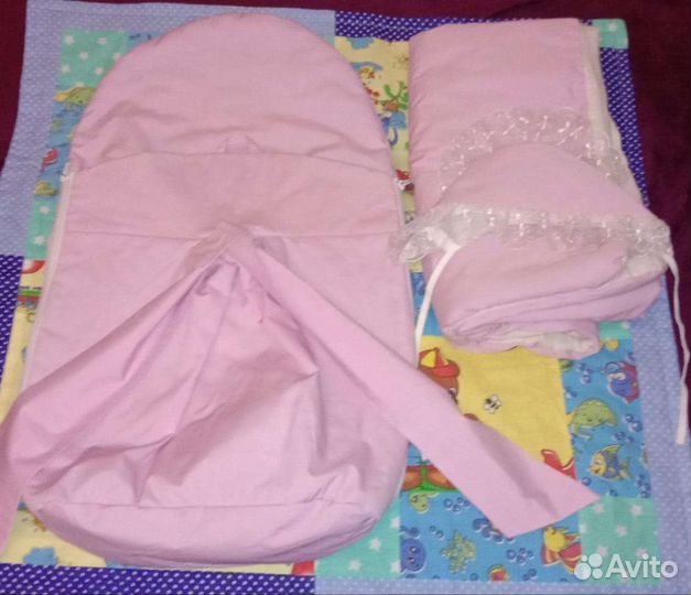 Конверт на выписку для девочки весна - лето