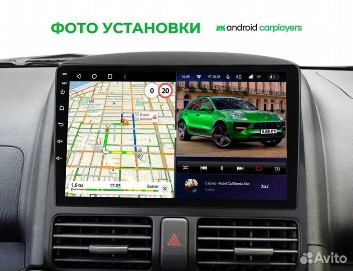 Штатная магнитола на андроид для Honda