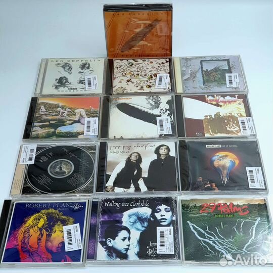 Led Zeppelin, Page & Plant Japan CD's
