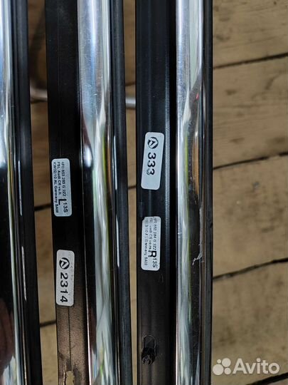 Молдинги окон ауди А6 С6