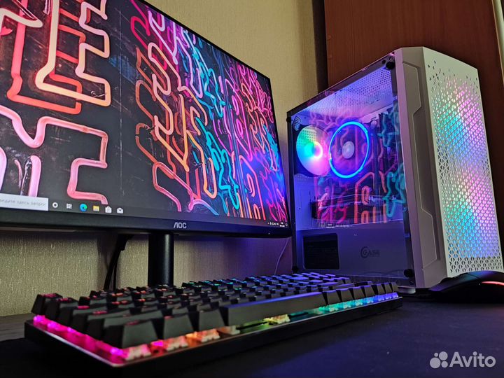 Игровой пк Intel Core i5/16Gb/RX 550 4Gb/SSD 256Gb