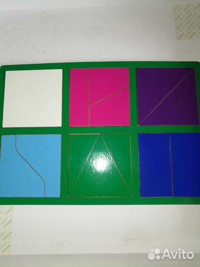 Развивающая Игра для детей - Сложи квадрат 1 урове