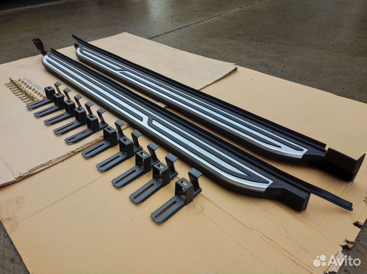 Пороги, подножки Volkswagen Tayron 2022-нв (новые)