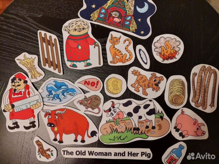 Английские сказки на магнитах