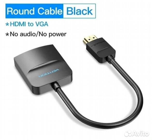 Переходник Vention hdmi-VGA 1080P HD