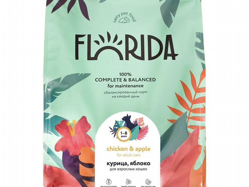 Сухой корм для кошек Florida 12 кг