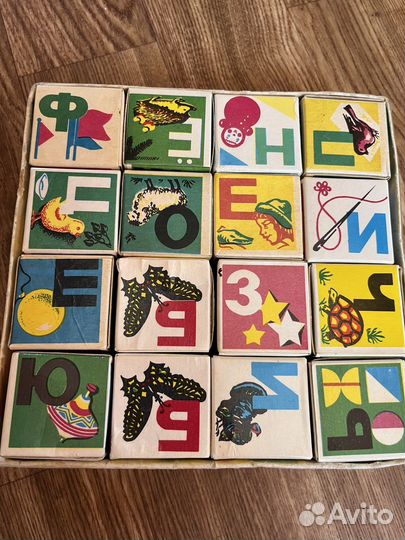 Кубики азбука