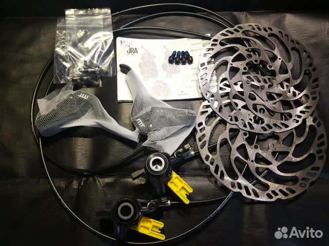 Комплект тормозов Magura MT4 с роторами 180мм