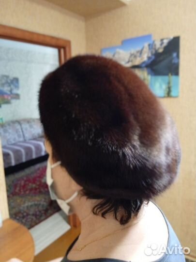 Берет женский норковый