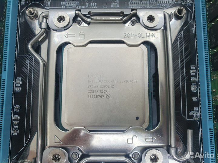 Новый комплект Xeon 2670v2/x79 m.2/16gb