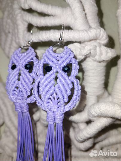 Серьги ручная работа