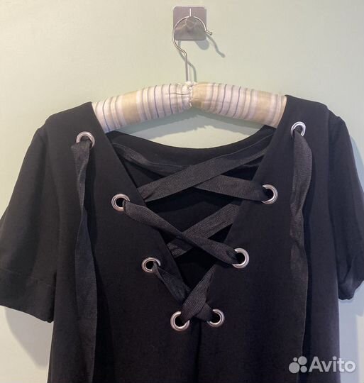 Платье с люверсами р.S/M