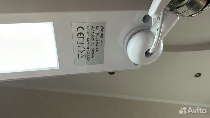 Лампа Бестеневая на струбцине Working 60 SMD LED