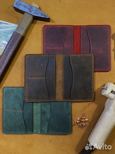 Обложка для документов натуральная кожа, Докхолдер