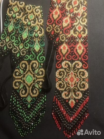 Гердан из бисера - украшения на заказ