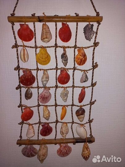 Панно из морских ракушек