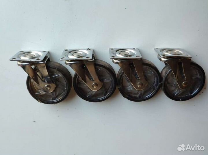 Колеса для тележки поворотные б/у