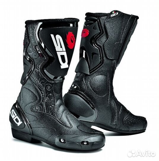 Мотоботы sidi fusion LEI Black