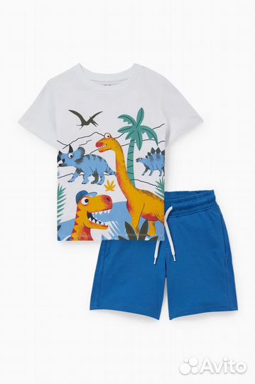 Футболка и шорты C&A (86/92, 92/98)