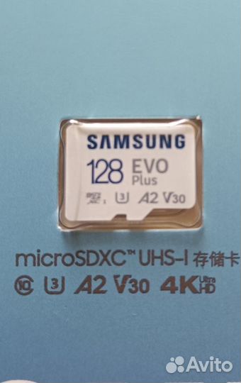 Карта памяти micro sd 128 gb Samsung EVO Plus
