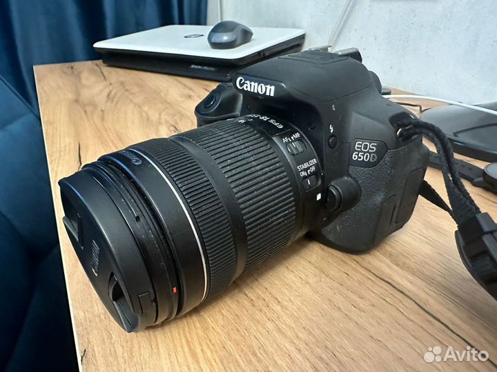 Зеркальный фотоаппарат canon 650d efs18-135