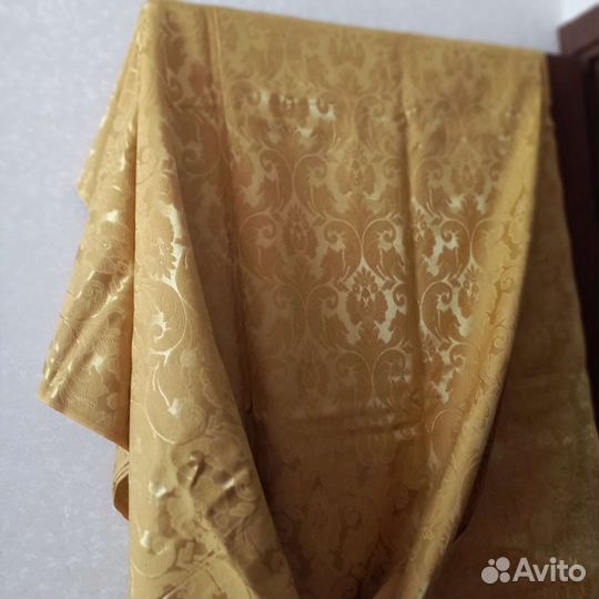 Ткань портьерная для штор и шторы б/у