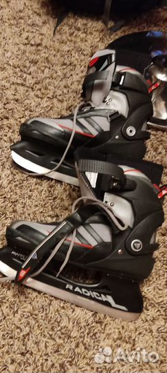 Коньки хоккейные 44 размер sargan