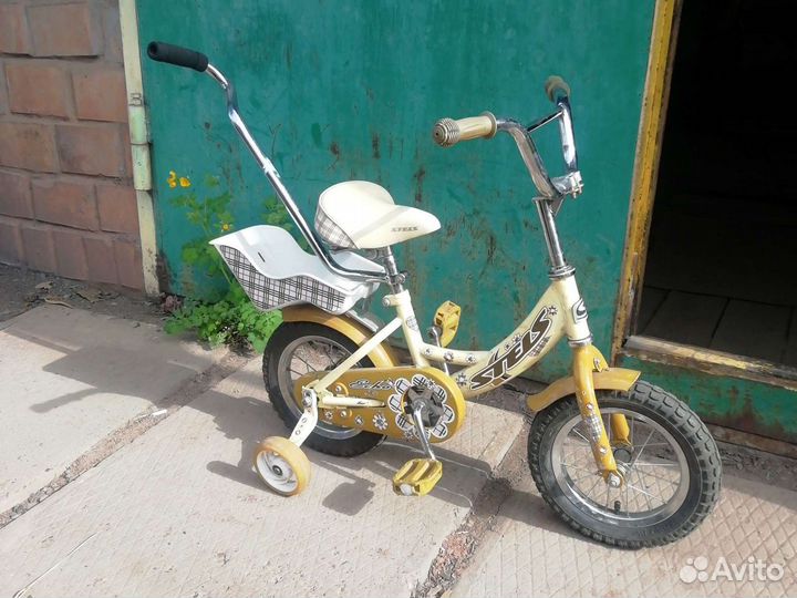 Детский велосипед бу с родительской ручкой
