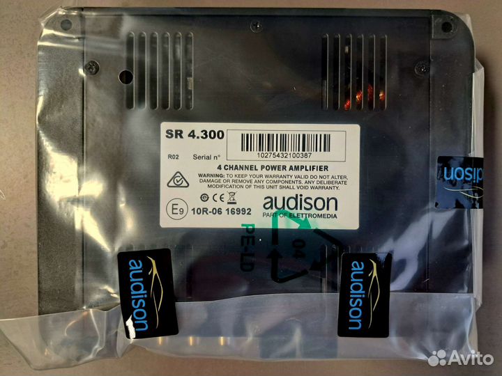 Автомобильный цифровой усилитель Audison SR 4.300