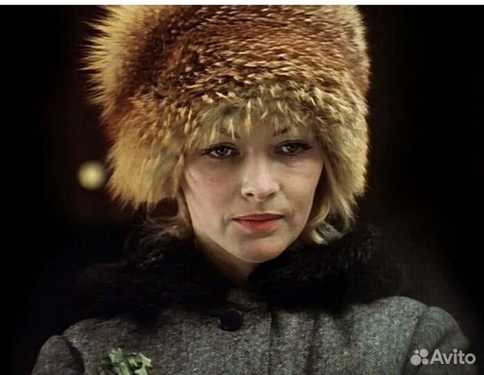 Шапка лиса меховая